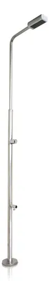 Image de Douche extérieure en acier inoxydable avecau pied