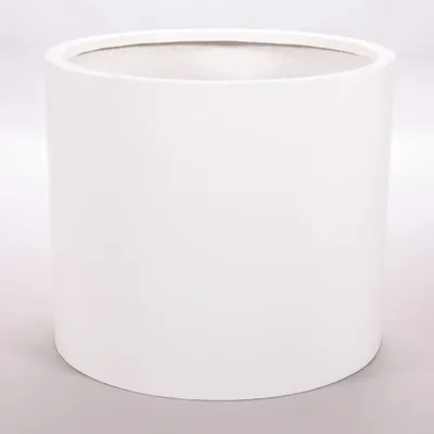 Produktbild von Elegant Einrichten | Pflanzkübel | Fiberglas | zylindrisch | D60xH50cm | perlmutt weiß.