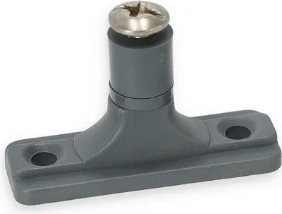 Produktbild von Persenninghalter, Grau, 60 x 20 x 36 mm, zur Befestigung von Persenning, Sonnenverdeck, Sonnenschutz, Bimini auf Booten
