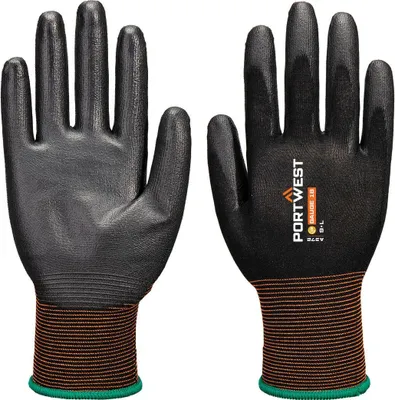 Image de Gant Gp Grip 18Polyuréthane- Taille M - Noir - Portwest