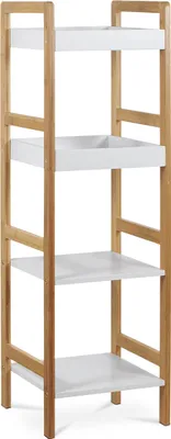 Zdjęcie produktu dla Autronic Regał z 4 białymi półkami DR-013-4