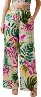 Produktbild von Guess W5gb11wh9c2 Palazzo Fit Hosen Mehrfarbig S Damen Mehrfarbig S
