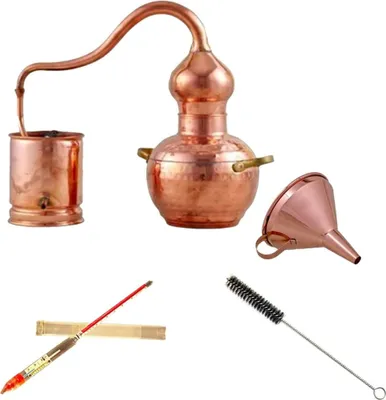 Obrázok produktu pre Kompletná sada destilačný prístroj - Destilačný prístroj Alembic 2 litres meď