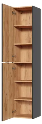 Produktbild von Badschrank Badezimmer Hochschrank Regal Badmöbel Regale Bad Schränke 35x33x185cm