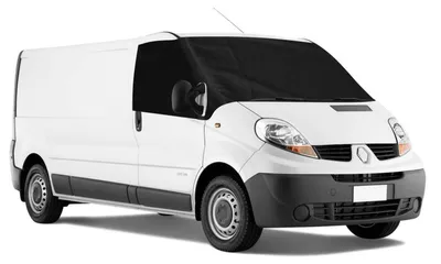 Image de Housse de pare-brise en Oxford 600D, noire, pour Renault Trafic (2001-2014) / Opel Vivaro