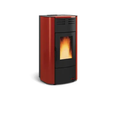 Produktbild von Extraflame Raffaella Idro H15 Wasserführender Pelletofen Stahl Bordeaux