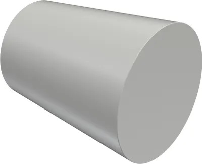 Produktbild von Interdeco Endstücke / Zierabschlüsse für Gardinenstangen mit 20 mm Ø Weiß, Typ Sitra (Konus), Pack. 2 Stück