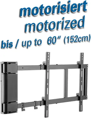 Produktbild von myWall HP 29 L, 81,3 cm (32"), 152,4 cm (60"), 40 kg, 400 x 400 mm, Schwarz