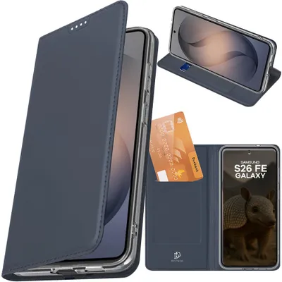 Produktbild von Handyhülle mit Klappe für Galaxy S26 FE, Dux Ducis Skin Pro, Dunkelblau