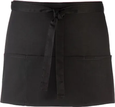 Produktbild von Premier Workwear PR155 | Taschenschürze ŽColoursŽ - 60 x 33 cm - Hauswäsche: bis 60 ° - Farbe: Black - Größe: 60 x 33 cm