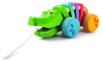 Immagine prodotto di Plan Toys Spara all'alligatore arcobaleno