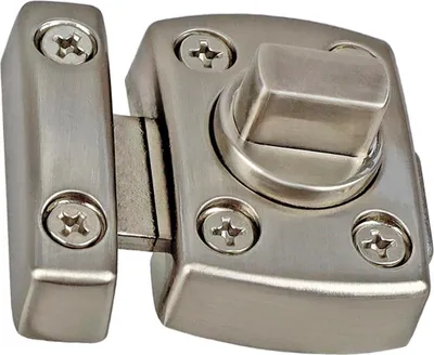 Produktbild von WC Toilette Schloss Türriegel Türschloss 42 mm x 48 mm Nickel