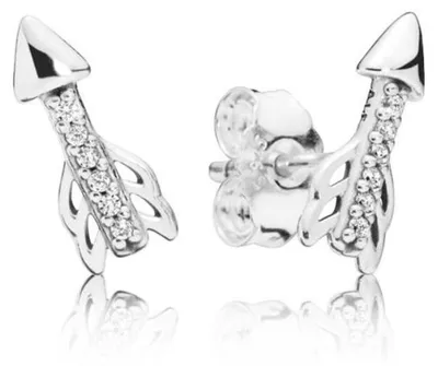 Produktbild von Pandora 297828CZ Ohrstecker Sparkling Arrows Sterling Silber
