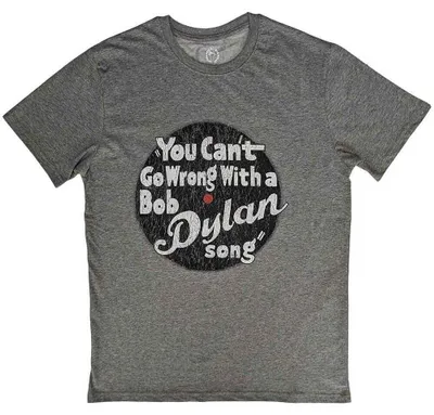 Produktbild von Bob Dylan You can't go wrong Grey M T-Shirt