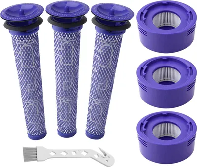 6er Filter-Set für Dyson V7, V8 – 3 Vor- & 3 Nachfilter