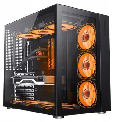 Obrázek produktu pro GameMax Infinity BK, Midi Tower, PC, Černá, ATX, Micro ATX, Mini-ITX, Kov, Temperované sklo, Hraní