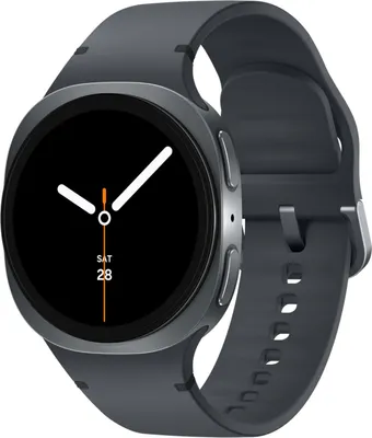 Produktbild von Galaxy Watch8, Smartwatch dunkelgrau, 40 mm, LTE, Sport Band M/L
