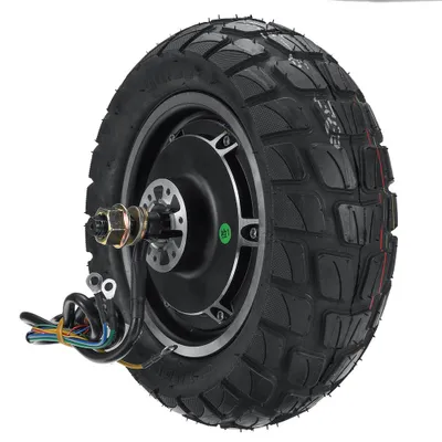 Produktbild von ANGWATT 60V 1800W Nabenmotor für ANGWATT X1 und X1 2.0, 10 Zoll E-Scooter Radnabenmotor bürstenlos mit Vakuum Offroad-Reifen, Vorderrad