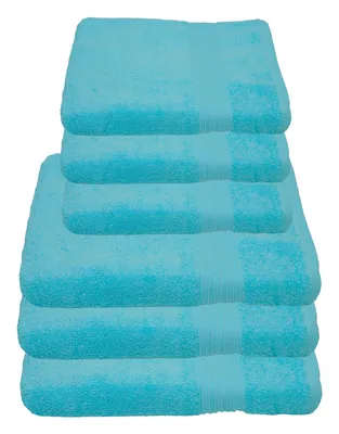 Produktbild von Julie Julsen Handtuch Set Babyblau,Set:6 tlg. 3 Badetücher 3 Handtücher