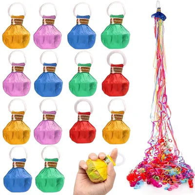 Image de Lance-serpentins - 14 pièces - Assortiment de couleurs - 14 pièces