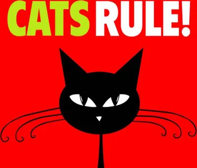 Produktbild von vianmo Holzschild 30x40 cm cats rule Katze