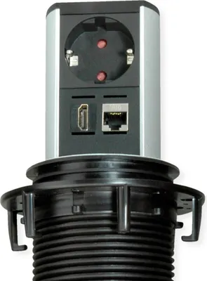 Produktbild von Bachmann Elevator 1Xcee7/3 1Xhdmi 1Xcat6A 90° 0,5M Gst18