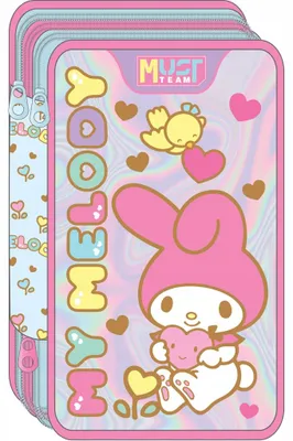 Produktbild von Diakakis My Melody Dreifaches Federmäppchen mit Zubehör