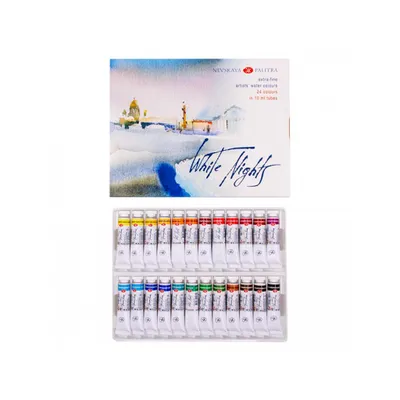 Image de White Nights Aquarell Set, 24 x 10 ml Tuben