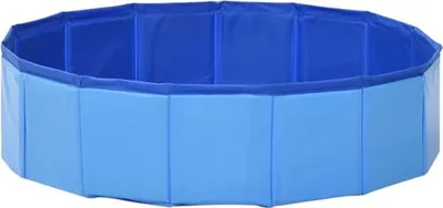 Zdjęcie produktu dla Basen dla psów, kotów, 80x20 cm, składany, brodzik, kojec