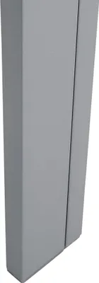 Obrázok produktu pre BELIANI Záhradný stôl čierna stolová doska z tvrdeného skla 160 x 90 cm strieborný hliníkový rám obdĺžnikový moderný