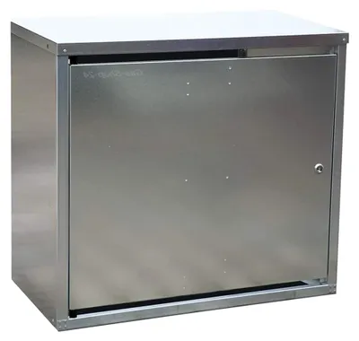 Produktbild von 2 x 11 kg Propangas Flaschenschrank/Gasflaschenschrank verzinkt OHNE RÜCKWAND