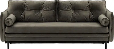 Image de Canapé Darnet avec fonction lit avec coffre de rangement-Velluto 19-black