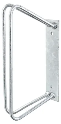 Image de Alberts 692254 Support de vélo individuel, à fixer au mur, galvanisé à chaud, support à un angle de 45