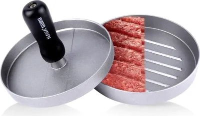 Obrázok produktu pre Lis na hamburgery: Perfektné mäsové guľky v tvare, veľkosti a hmotnosti