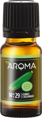 Produktbild von myAROMA flavour drops – Gurke 10ml, kalorienfreie & vegane Aromatropfen ohne Zucker, zum Backen und für Getränke, ohne künstliche Farbstoffe, Nr. 29