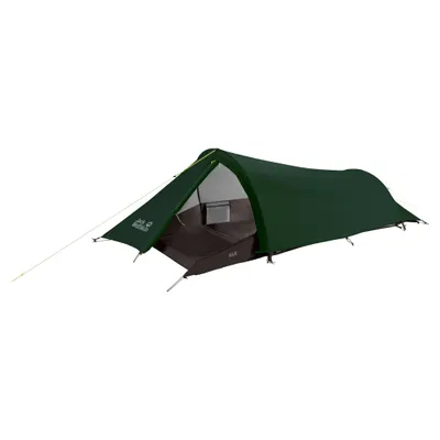 Produktbild von Jack Wolfskin GOSSAMER, Rucksackreisen, Festrahmen, Tunnelzelt, 1 Person(en), 1,75 kg, Grün