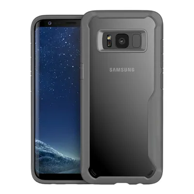 Produktbild von Handy Tasche für Samsung Galaxy S8 Panzer Schutz Hülle Cover Tasche Bumper Silber