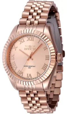 Obrázek produktu pro Invicta Specialty 47419 Dámské Hodinky - Quartz Hnutí - Nerezová Ocel s Růžovým Ciferníkem - 36 mm