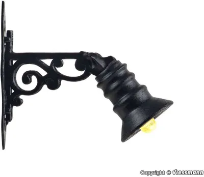 Produktbild von Viessmann 6076 - H0 Wandlaterne, LED warmweiß  - Neu