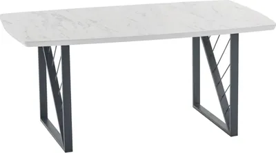 Obrázek produktu pro stůl Bílé nerezové stoly Jídelní stůl Italský design