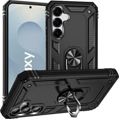 Image de Armor Shield Housse pour Samsung Galaxy S25 Housse Ultra Hybrid Case Housse pour téléphone portable, Noir