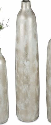 Bodenvase CHAMPAGNER H. 70cm matt gold Keramik Formano W24