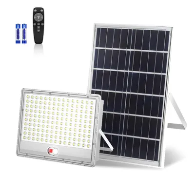 Produktbild von Gliese 2000W Flutlicht mit Solar-Panel Außenstrahler Gartenlampe Scheinwerfer LED
