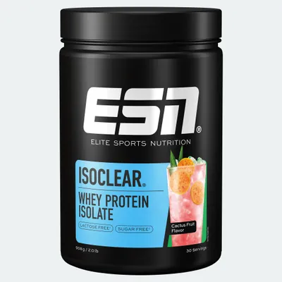 Produktbild von ESN Isoclear Whey Protein Isolate 908 g Cactus Fruit