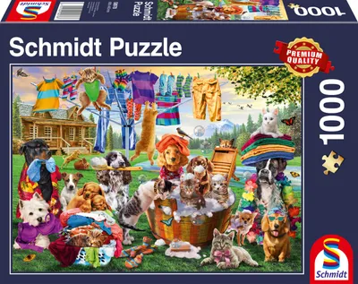 Obrázok produktu pre Puzzle 1000T. Verrückter Haustiergart
