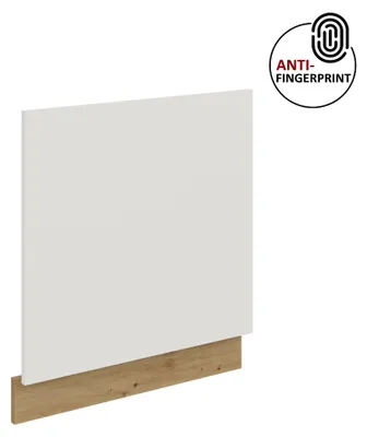 Produktbild von Frontblende für integrierten Geschirrspüler 60 cm ARIA Weiss ultra matt + Eiche Artisan matt, hochwertige Fronten mit Anti Fingerprint Beschichtung Küchenzeile Küchenblock
