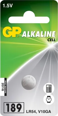 Produktbild von GP Batteries 050.189C1 Batterie - Alkali - für Mehrzweck - 1,5 V Gleichstrom Shelf Life