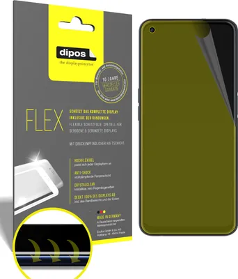 Zdjęcie produktu dla 3x folia ochronna do Oppo A52, 100% pokrycia ekranu, Dipos Flex