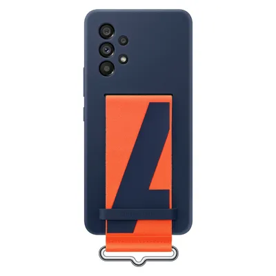 Zdjęcie produktu dla Samsung Strap Silicone Cover etui pokrowiec do Samsung Galaxy A53 5G granatowy (EF-GA536TNEGWW)