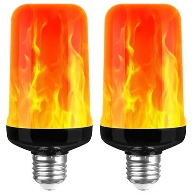 Productafbeelding van LED Vlammenlamp 3W E27 met 3 verlichtingsmodi voor binnen en buiten